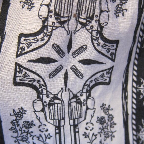 A STEP IN TIME LIP SERVICE PUNK STEAMPUNK GOTH VICTORIA PRINT FULL MAXI SKIRT - Picture 5 of 10